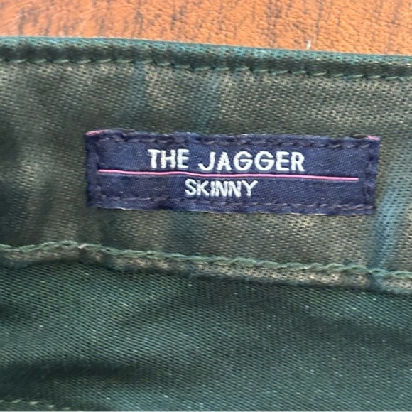 Vigoss Dark Green Coated The Jagger Skinny Jeans Size 29 - Picture 6 of 7